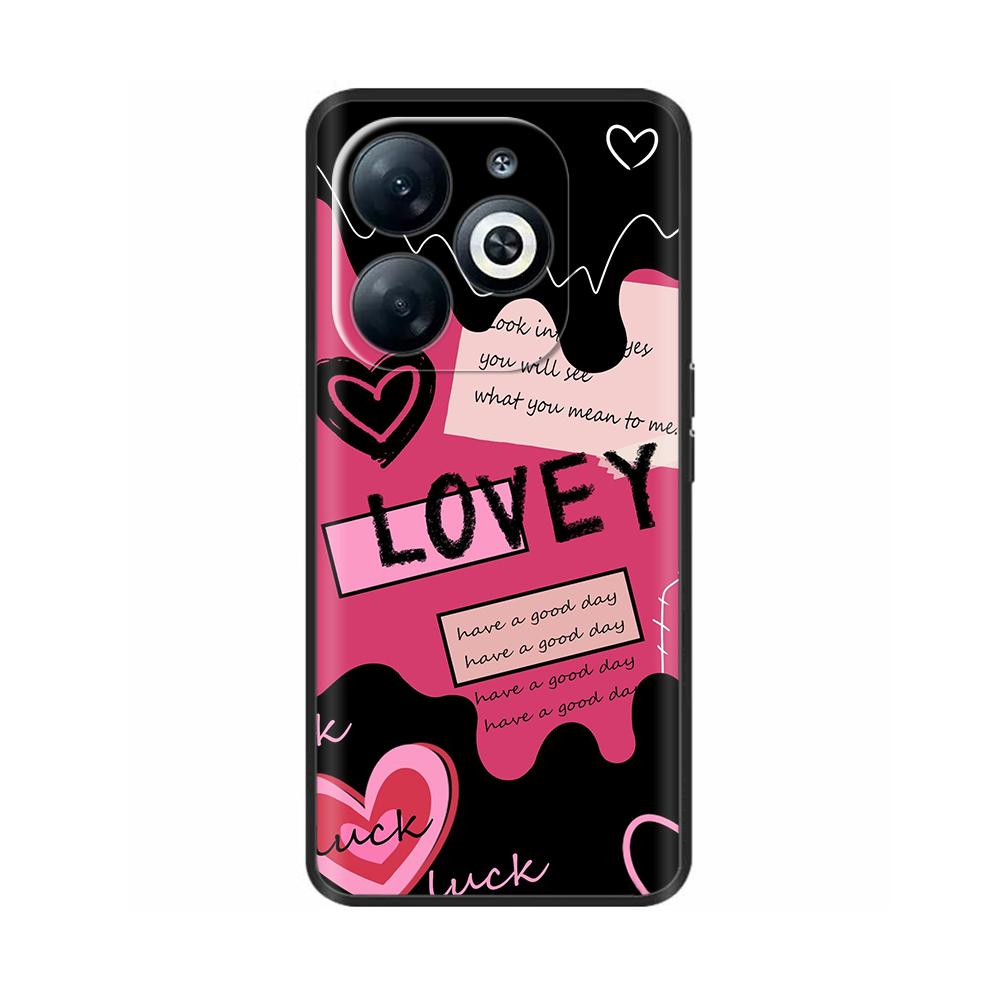 Phone Case For Infinix Smart 8 8pro 8Plus Cute Cartoon Painted Back Cover Soft TPU Bumper For Infinix Smart 8 Pro Plus Case Capa