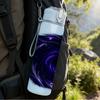 1PC Dark Purple Galaxy Swirl Space Print 750ml Color Plastic Sports Water Bottle Leakproof Flip Straw Lid Suitable for Sports Office Home Use