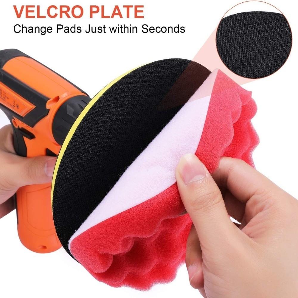 12PCS Universal Buffing Pad Kit Reusable Drill Buffing Pad New Polishing Pads Kit Car Polishing
