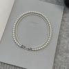 Akoya Gray Pearl Double-Strand Choker with Figure-8 Clasp