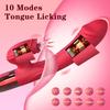 Kraftvoller Vibrator für Frauen Zungenlecken Klitoris Vibrationsstimulator Weiblicher Masturbator G-Punkt Dildo Erwachsenenartikel Sexspielzeug