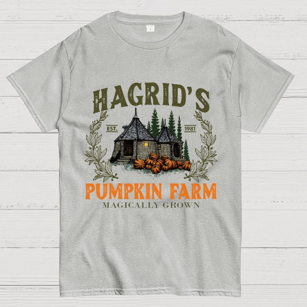 Hagrid's Pumpkin Patch Unisex Cotton Summer Casual Cool Loose T-Shirt