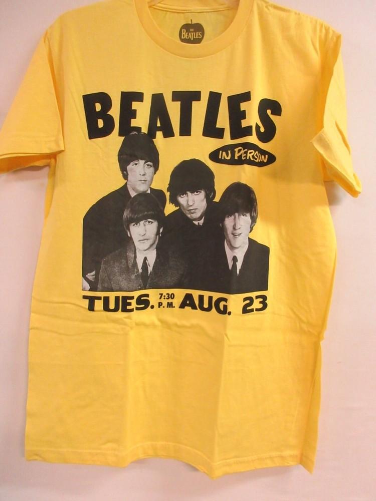 ОФИЦИАЛЬНЫЙ МЕРЧ THE BEATLES ЛИЧНО 2013 КОНЦЕРТ ГРУППЫ МУЗЫКА БОЛЬШАЯ Унисекс Футболка XXXL