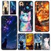 Katze Van Gogh Sternenhimmel Handyhülle Für Realme 12 11 10 9 8 5G 7 6 GT5 GT3 GT2 Pro Plus C21 C11 C25 C35 Für GT Neo 2 3 3T 5 Hülle