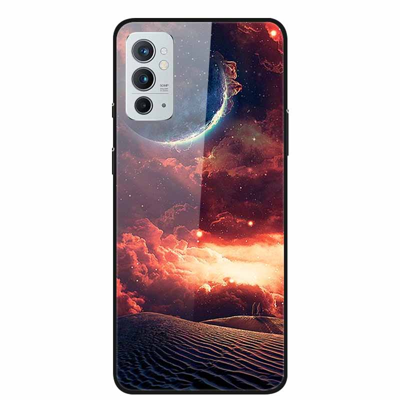 Tempered Glass Cover For Oneplus 9RT Case 1+ 9RT Hard Back Cover for Oneplus 9RT 5G Case Coque Bumper Funda OnePlus 9 1+9RT