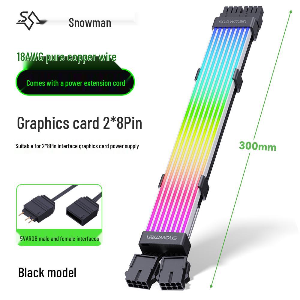 SNOWMAN BingMan ARGB Neon Computer Case Light Strip - 5V Sync Luminous Decorative Line