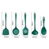 5-piece Cooking Utensil Set, Silicone Kitchen Utensil Set, for Cooking, Non-toxic and Heat-resistant