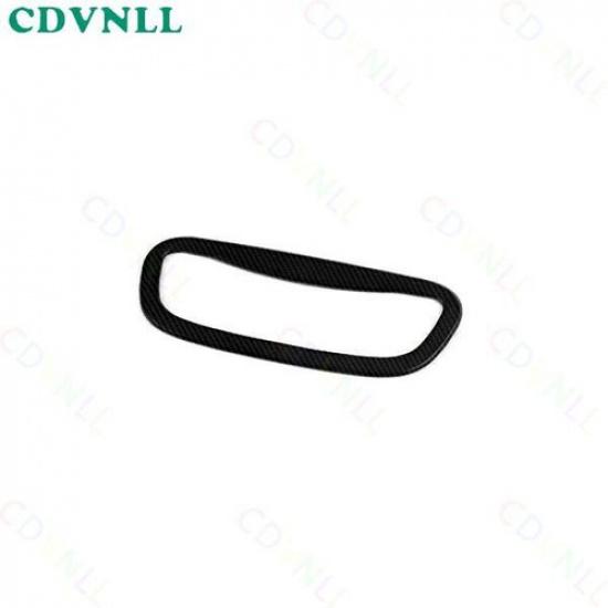 Rear Trunk Bezel Handle Grab Trim Ring For Jeep Compass 2014-18 ABS Carbon Fiber