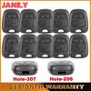 10 X Car Key Case Shell For Citroen C1 C2 C3 C4 Xsara Picasso For Peugeot 106 107 206 207 307 For Toyota Aygo Remote Key