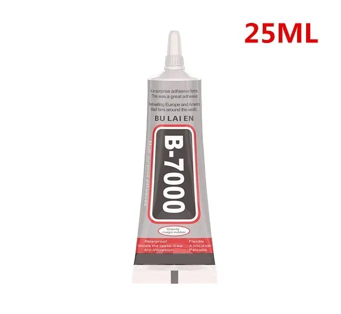 

25 мл B7000 Прозрачный Контактный Клей для Ремонта Телефонов Универсальный Стекло Пластик Клей для DIY B-7000 С Точным Аппликатором