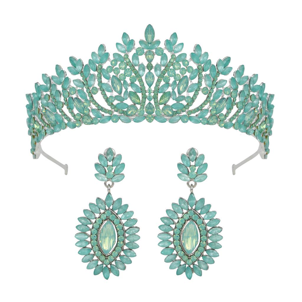 New Elegant Style Party Ball Princess Headwear Beauty Pageant Bridal Crown Headwear Wedding Headband Headwear Crown