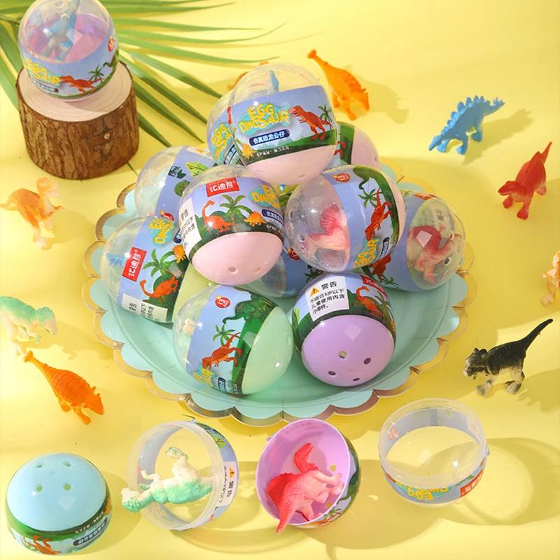 5/10/15/20pcs Dinosaur Surprise Capsule Eggs Toys for Kids Birthday Party Favors Easter Valentine Goodie Bag Stuffers