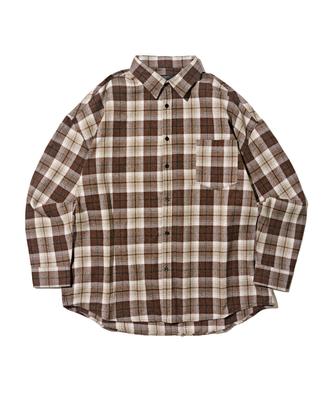 OTHERFITS Western Prime Check Shirt (Brown)