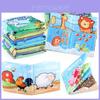 Soft Baby Cloth Book 0-3 Years Old Tear-proof Early Educational Toy With Sound Paper For Infant Toddler