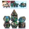 Trio Color Glitter Dice Pack For Casino Fun And Family Game Nights Dice Pack for Family Game Night and Role Playing Fun