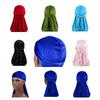 Unisex Herren Damen Samt Durag Extra Langer Schwanz Sommer Atmungsaktive Bandanas Hut Wellen Haarabdeckung Do Du Lappen