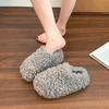 Fashion Autumn Winter 2025 Fashion Women's Shoes Comfortable Plush Velvet Warm Slippers Home Non-slip Lightweight Soft-soled Slippers