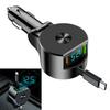 3 In 1 Car Charger Car Fast Charger Neat And Organized Charging Type-C Output Aluminum Alloy Material During Travels