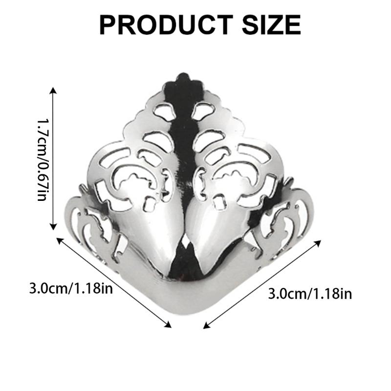 2Pcs Shoes Pointed Protector High Heels Toe Caps Metal Shoe Tip Covers Shoes Decorations Charm Repair Accessories