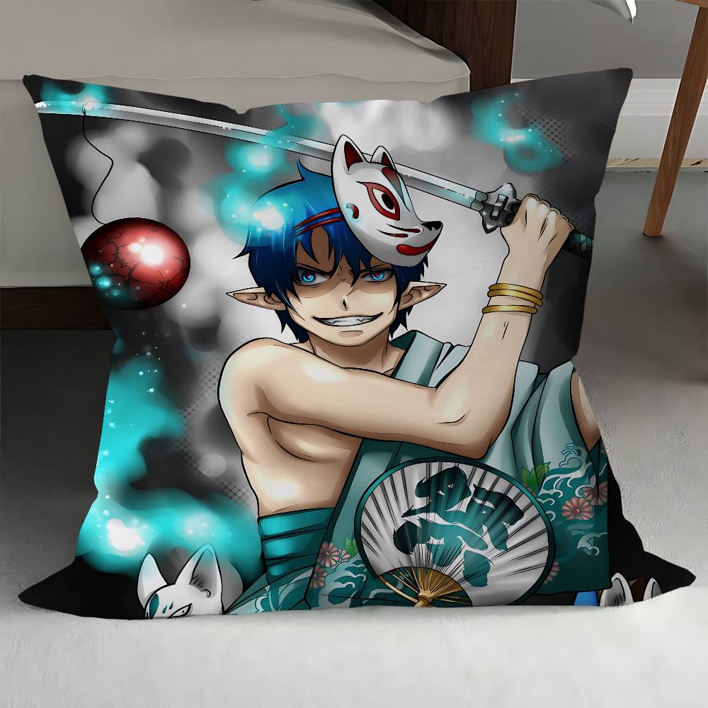 Anime Blue Exorcist Personalized Pillow Cover Kids Bedroom Wild Party Decor Pillowcase Kid Birthday Shower Gift