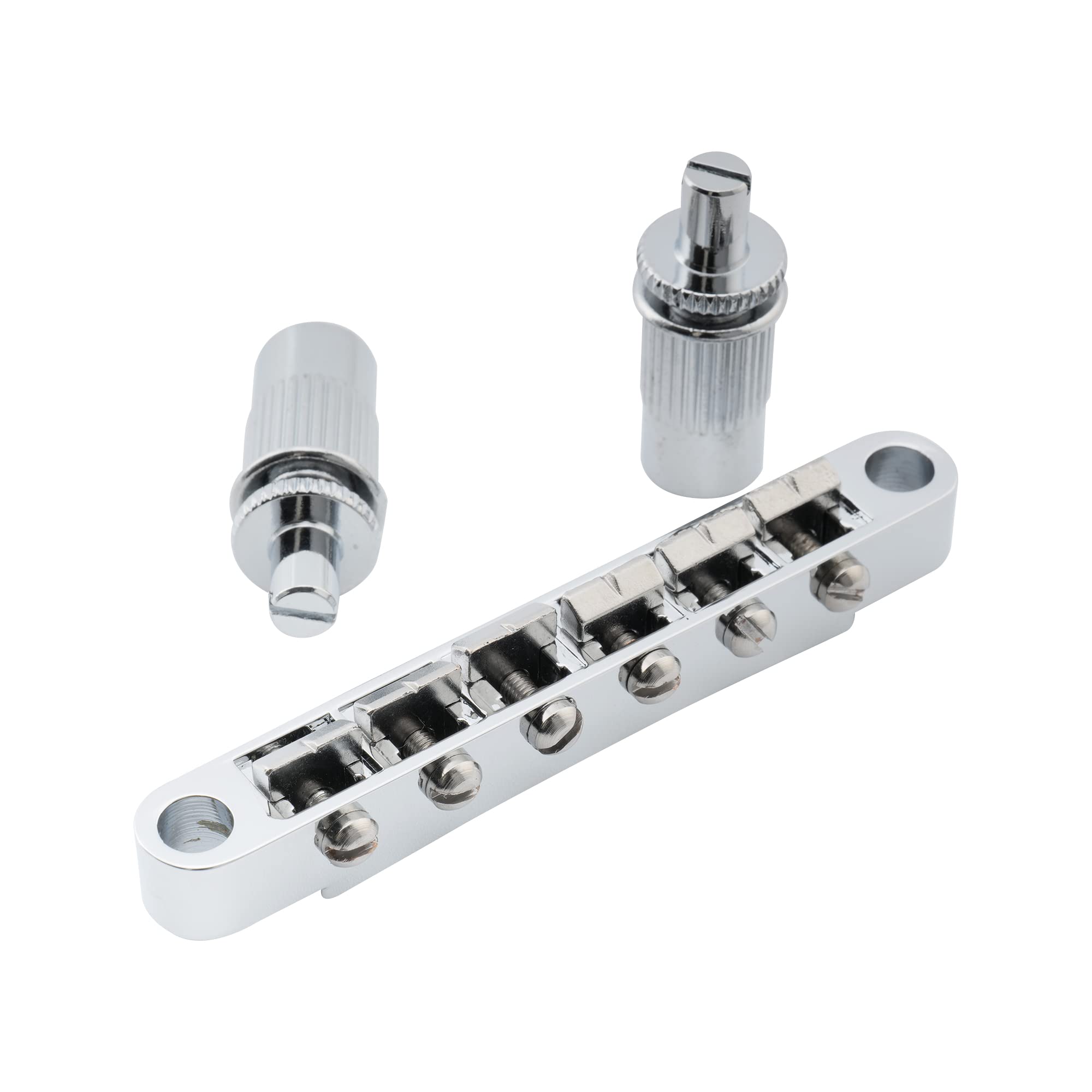 Musiclily Pro 10,4 мм Tune-O-Matic Бридж для электрогитар Epiphone Les Paul SG-стиля, Хром