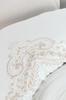 Tiara Duvet Cover Set 4pcs, Duvet Cover 200x220, Bedsheet 240x260 Cotton Fabric, Full Size, Double Size Cream