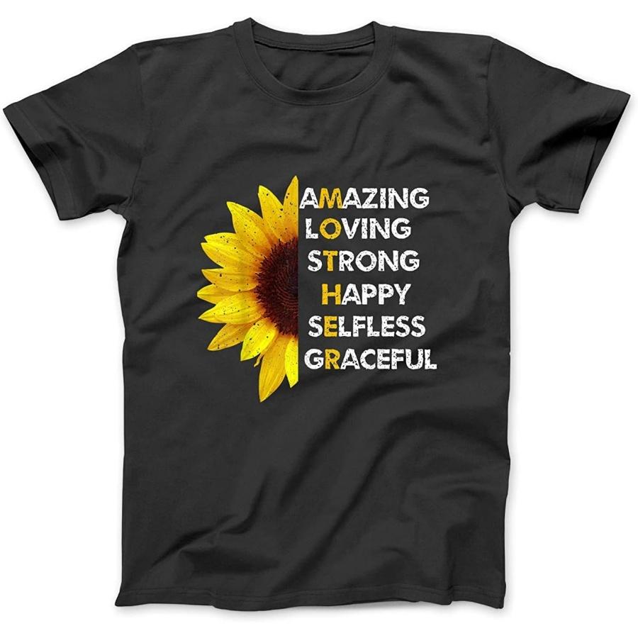 Mother s Day mom Amazing Loving Strong Best mom T-Shirt Sweatshirt Hoodie Tanktop for Men Women Kids Black XXXXXL разноцветный