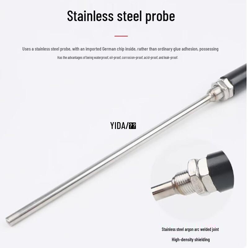 Yida CLQ WZP-187 Pt100 Waterproof RTD Temperature Sensor (CN version)
