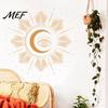 Artistic Wall Decor for Home Bohemian Sun & Moon Stickers, Retro Ethnic Waterproof PVC Decals, Creative Soft Decoration Gifts Art Decor, Peel