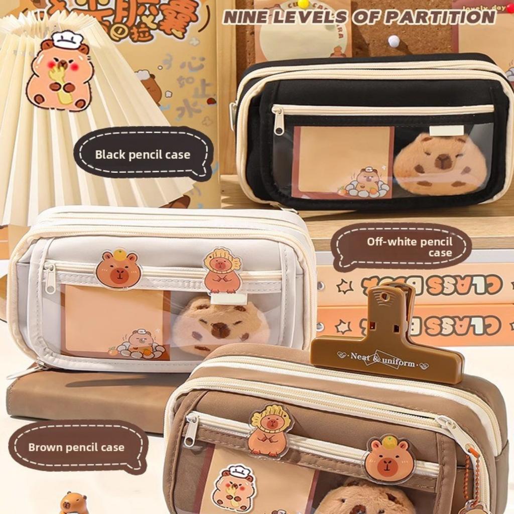 Dolphin Nine Layer Pen Bag Large Capacity Pain Pack Pen Bag Multi Functional Stationery Box Pen Box Back To School Season