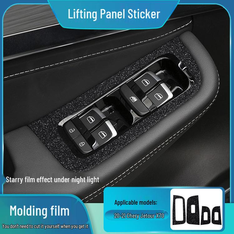 Starry Sky Film for Jetour X70 Interior and Center Console Frosted Film Sticker Replacement