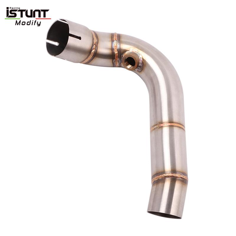 Slip On For Honda CBR600RR F5 2005 - 2019 Motorcycle Exhaust Modified Stainless Steel Middle Link Pipe connect Original Muffler