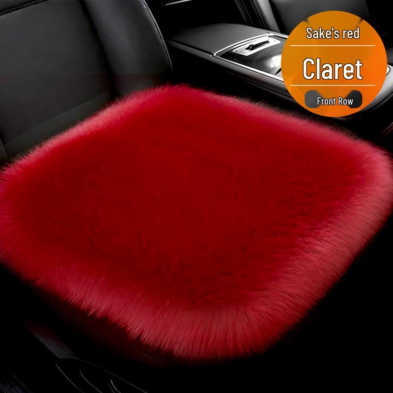 Winter Furry Car Seat Cushion for Rear and Driver Seats