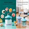 Egg Beater Hand Mixer Semi-Automatic Egg Whisk Milk Frother Handheld Egg Mixer Hand Cranked To Beat Egg Whites Baking Tool