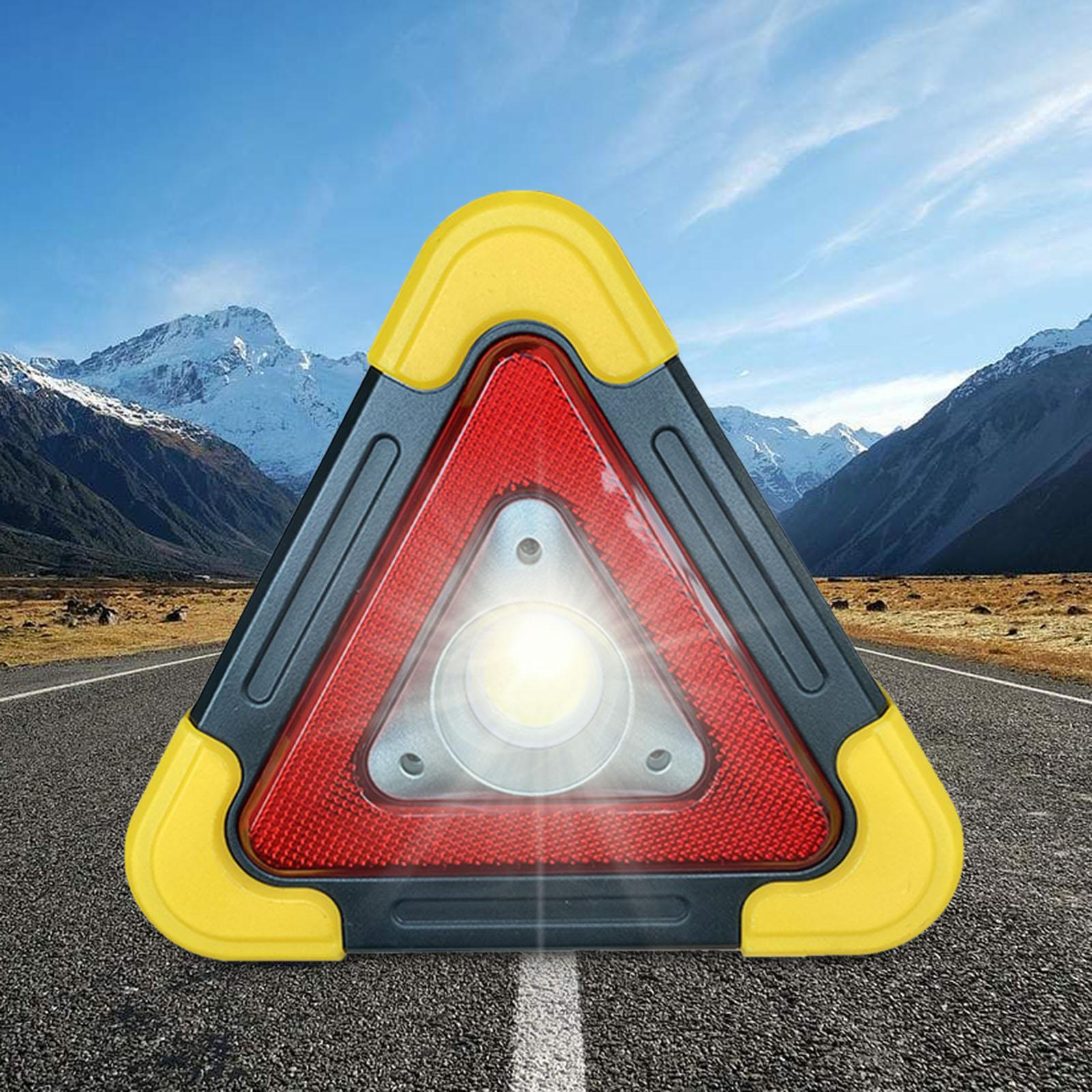 

Надзвичайний попереджувальний трикутник Практичний яскравий багатофункціональний ліхтарик для безпеки Contain 1 Lamp