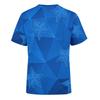 Unisex Retro Soccer Fan Jersey Lightweight Breathable Short Sleeve Football Shirt with National Emblem and Diagonal Stripe Design for Outdoor Sports