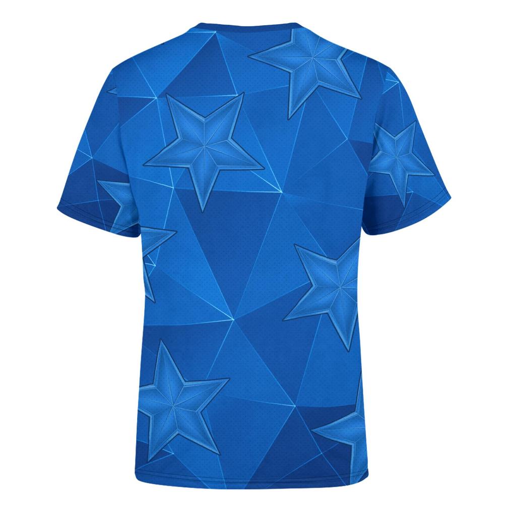 Unisex Retro Soccer Fan Jersey Lightweight Breathable Short Sleeve Football Shirt with National Emblem and Diagonal Stripe Design for Outdoor Sports