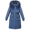 Winter Women's Plus Size Thickening Removable Liner Parka Cotton Jacket Long Cotton Clothing