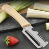 Pelador Multifuncional 3 en 1 de Acero Inoxidable, Cortador y Rallador de Verduras y Frutas, Herramienta de Cocina Versátil para Pelar y Rallar