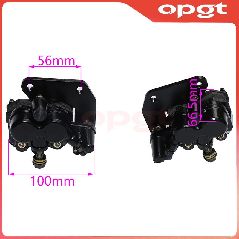 OPGT 1 piece motorcycle rear disc hydraulic left/right brake caliper assembly for 100-125cc engine rear brake caliper