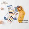 YEEHOO Children's Thin Mesh Breathable Cotton Sports Socks