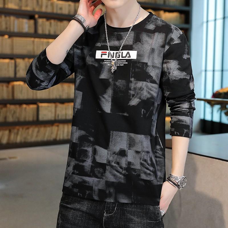 Men's Outdoor Wear-Resistant Long-Sleeve T-Shirt - Versatile Spring/Summer Thin Bottom Shirt