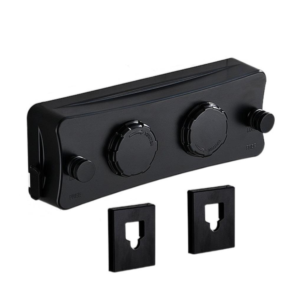 

5.1 Meters Length Retractable Clothesline Double Wire Wall-Mounted Stainless Steel Clothesline Adjustable чорний