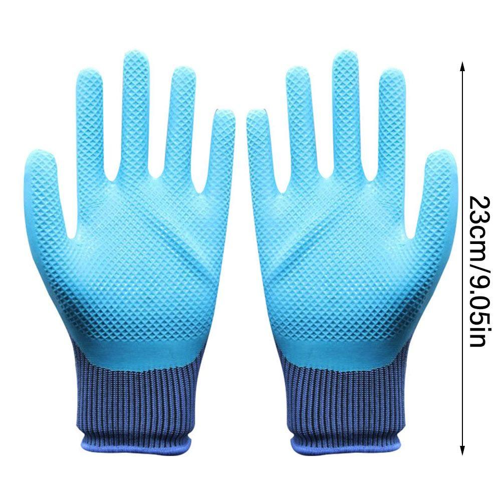 Emboss Embossing Work Gloves Antiskid Protective Mittens  Welding and Cutting