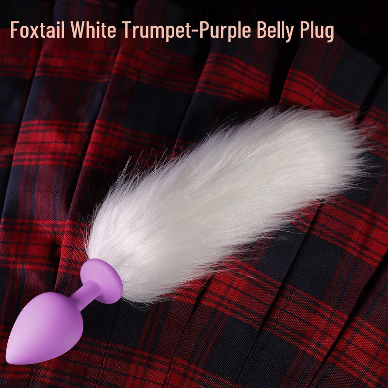 Fox Tail Mini Butt Plug - Adult SM Erotic Toy