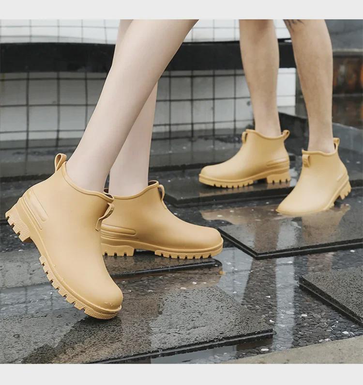 Strapazierfähige, rutschfeste, wasserdichte Regenstiefel für Damen und Herren - Ideal zum Einkaufen, Angeln, Campen und für die Jagd auf dem Meer