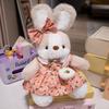 Skirt Rabbit Flower Plush Toy Wear Dress Bunny Doll Kid Birthday Decoration Gift