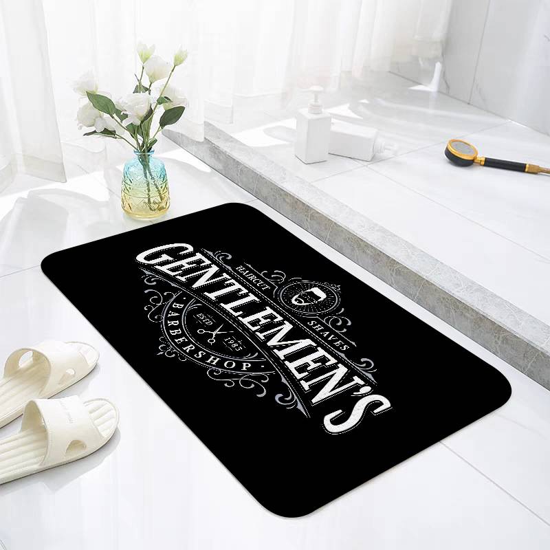 Barber Shop Sign Floor Mat Living Room Rug For Bedroom Welcome Mat Outdoor Rug