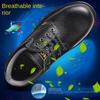 Labor Insurance Shoes,  Puncture-proof,Oil-resistant, Acid-resistant and Alkali-resistant, Lightweight and Wear-resistant Cowhide Work Shoes