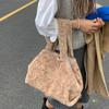 2025 New Style Plush Women's Shoulder Bag Fashionable All-matching Large-capacity Handbag Stock Is Sufficient